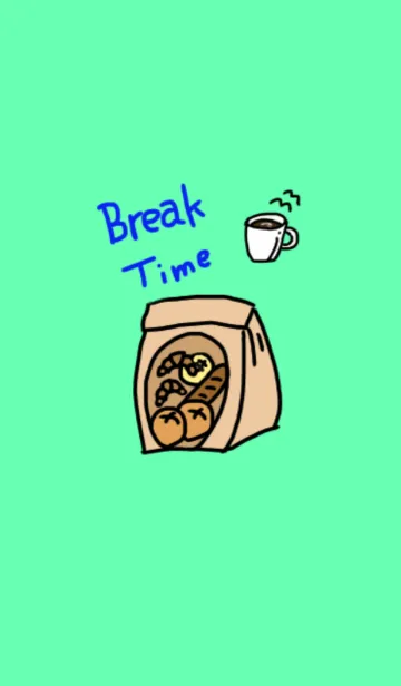 a break timeのLINE着せ替え