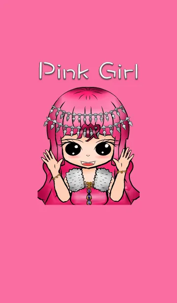 [LINE着せ替え] Pink Girl oneの画像1