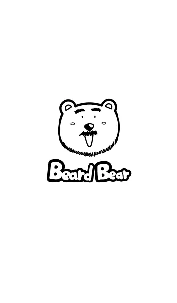 [LINE着せ替え] Hey！Beard Bear！の画像1