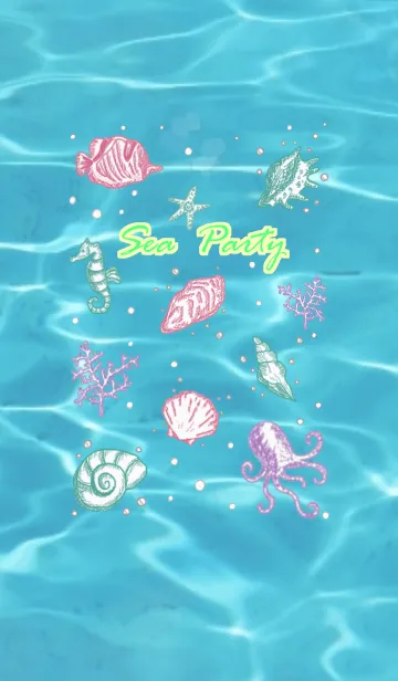 [LINE着せ替え] Sea Partyの画像1