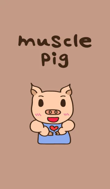 [LINE着せ替え] muscle pigの画像1