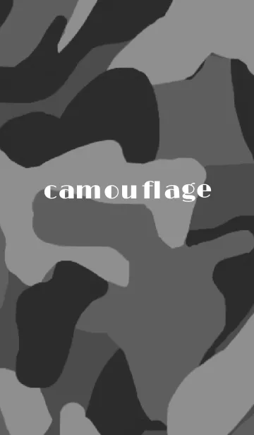 [LINE着せ替え] 迷彩 ‐camouflage‐ Blackの画像1
