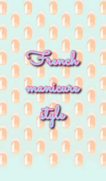 [LINE着せ替え] French manicure styleの画像1
