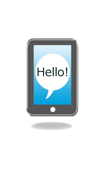 [LINE着せ替え] スマホ×ハロー●Smartphone×Hello！！の画像1