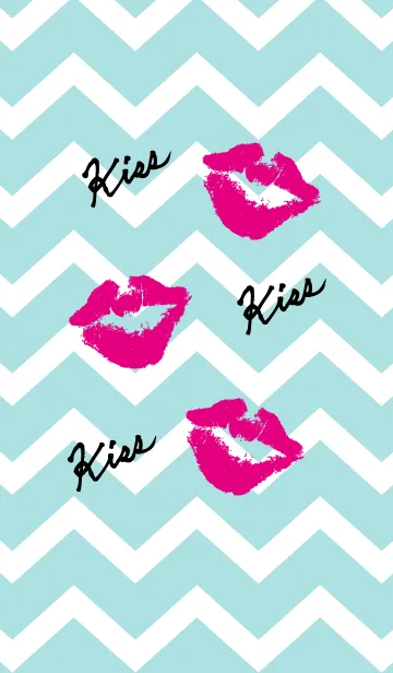 [LINE着せ替え] キス キス キス 2の画像1