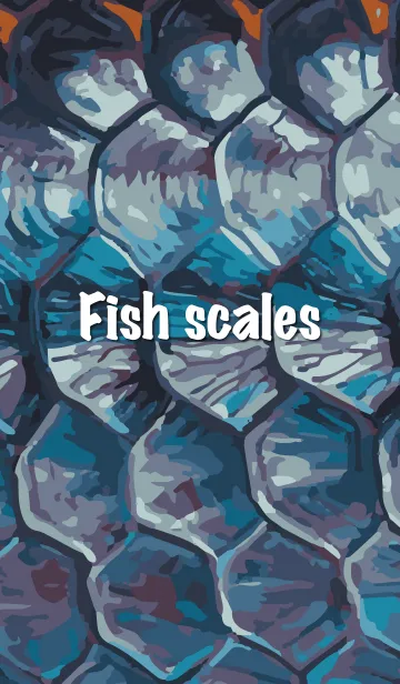[LINE着せ替え] FISH SCALES 魚鱗の画像1
