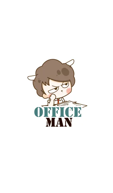 [LINE着せ替え] Office Manの画像1