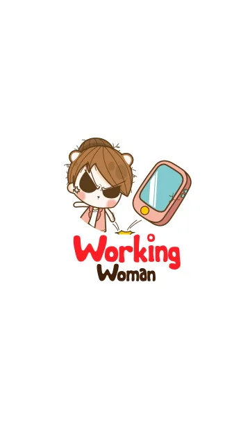 [LINE着せ替え] Working Womanの画像1