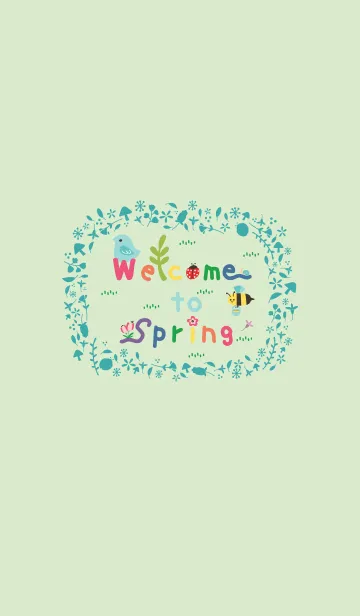 [LINE着せ替え] Welcome to Springの画像1