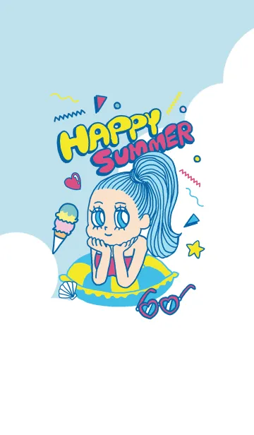 [LINE着せ替え] HAPPY SUMMER ！の画像1