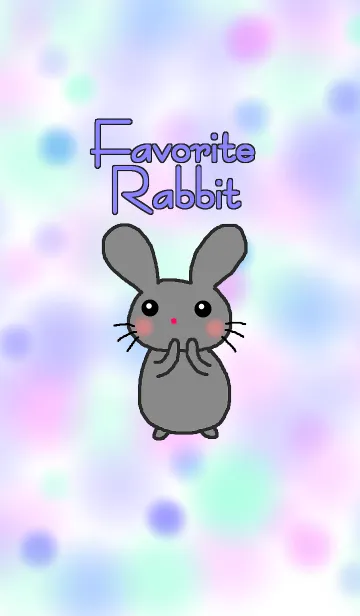 [LINE着せ替え] Favorite Rabbitの画像1