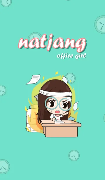 [LINE着せ替え] Nadd Jung The office girl.の画像1