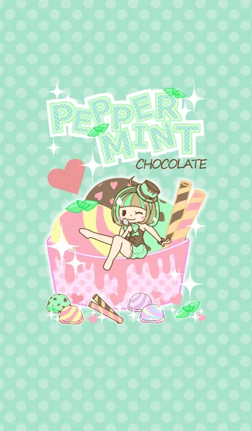 [LINE着せ替え] MINT♡ICECREAMの画像1