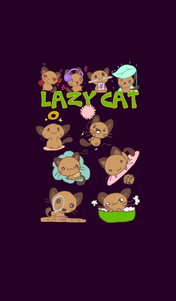 Cute but Lazy Catの着せ替えメイン画像