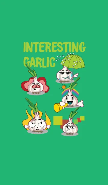 [LINE着せ替え] Interesting Garlicの画像1