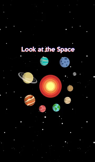 [LINE着せ替え] Look at the Space.の画像1