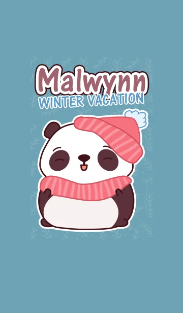 [LINE着せ替え] Malwynn the Panda Bear Winter Themeの画像1
