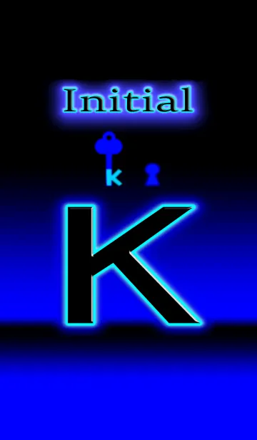 [LINE着せ替え] ネオンイニシャルK・キーワードはKの画像1
