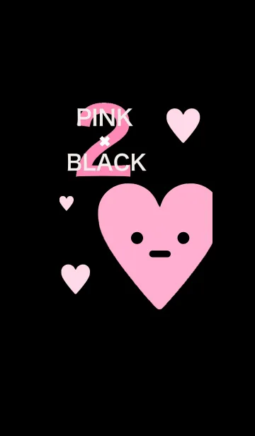 [LINE着せ替え] PINK × BLACK 2の画像1