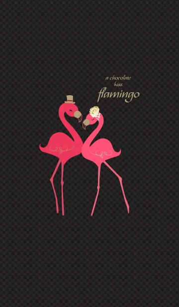 [LINE着せ替え] flamingo - a chocolate kiss ver-の画像1