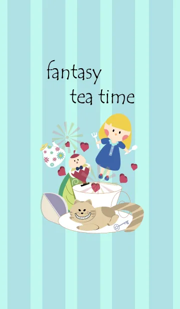 [LINE着せ替え] Fantasy tea timeの画像1