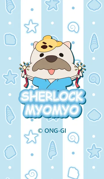 [LINE着せ替え] シャーロック・ミョミョ(夏)の画像1
