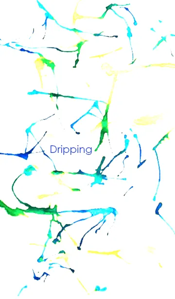 [LINE着せ替え] Dripping colorsの画像1