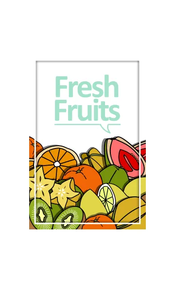 [LINE着せ替え] Fresh fruitsの画像1