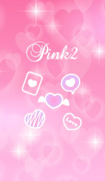 [LINE着せ替え] Pink 2の画像1