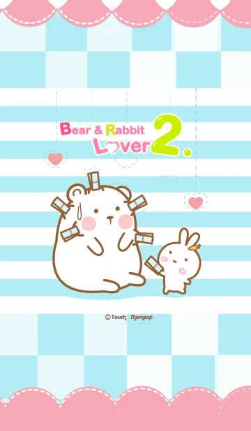 [LINE着せ替え] Bear ＆ Rabbit Lover 2の画像1