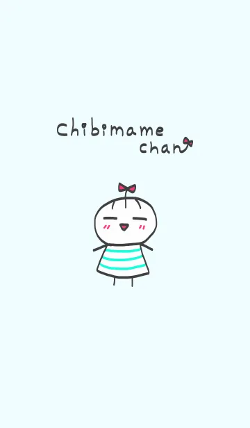 [LINE着せ替え] ちびまめちゃんの画像1