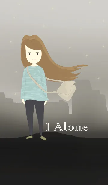 [LINE着せ替え] Girl Aloneの画像1