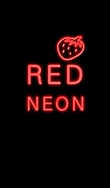 [LINE着せ替え] RED NEON（単色シリーズ）の画像1