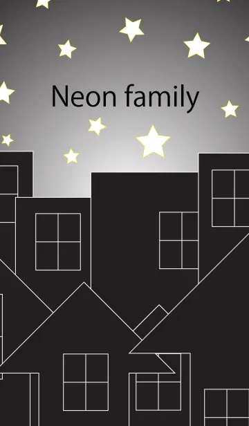 [LINE着せ替え] Neon familyの画像1