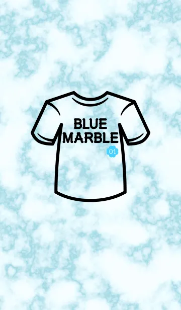 BLUE MARBLE 01のLINE着せ替え