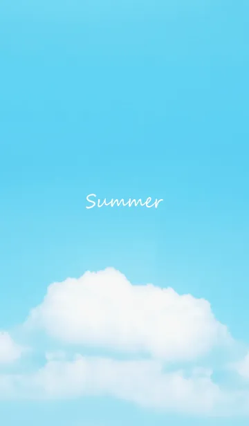 [LINE着せ替え] 夏空の思い出の画像1