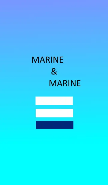 [LINE着せ替え] MARINE ＆ MARINEの画像1