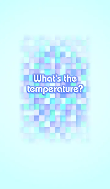 [LINE着せ替え] What's the temperature？の画像1