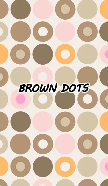 [LINE着せ替え] BROWN DOTSの画像1