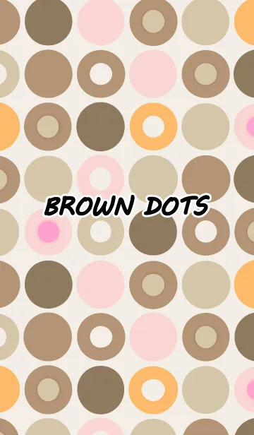 BROWN DOTSのLINE着せ替え