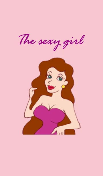 [LINE着せ替え] The sexy girlの画像1