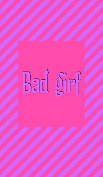 [LINE着せ替え] Bad girlの画像1