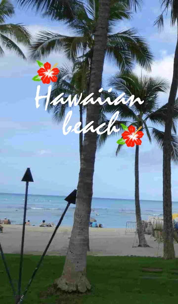 [LINE着せ替え] Hawaiian beachの画像1