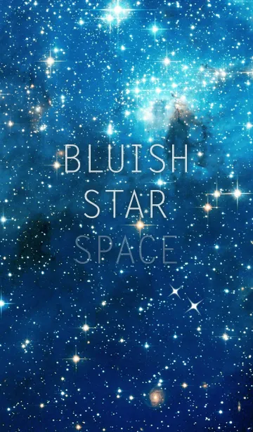 [LINE着せ替え] Bluish Star Spaceの画像1