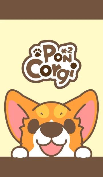 [LINE着せ替え] Corgi Pon Ponの画像1
