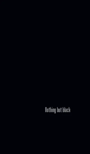 [LINE着せ替え] Nothing but blackの画像1