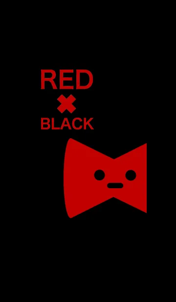 [LINE着せ替え] RED × BLACKの画像1