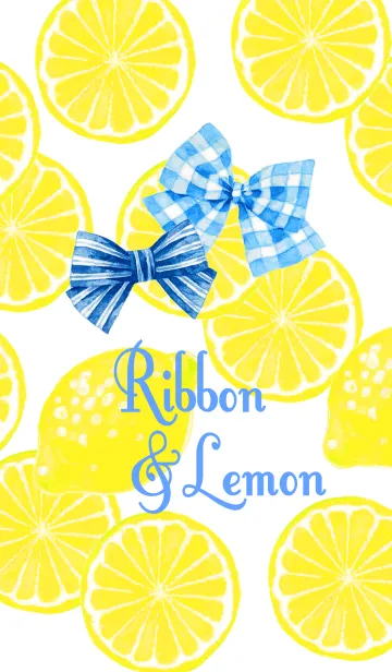 [LINE着せ替え] リボンとレモンの画像1