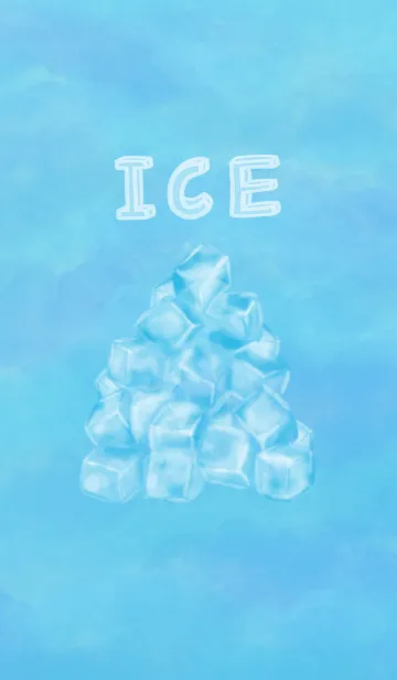 [LINE着せ替え] ひんやり氷の画像1