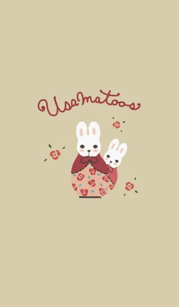 [LINE着せ替え] Rabbit Matryoshka dollsの画像1